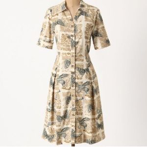 Anthropologie Girls Savoy Birds Butterfly Dress